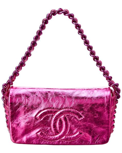 chanel metallic pink bag|chanel pink bag 2021.